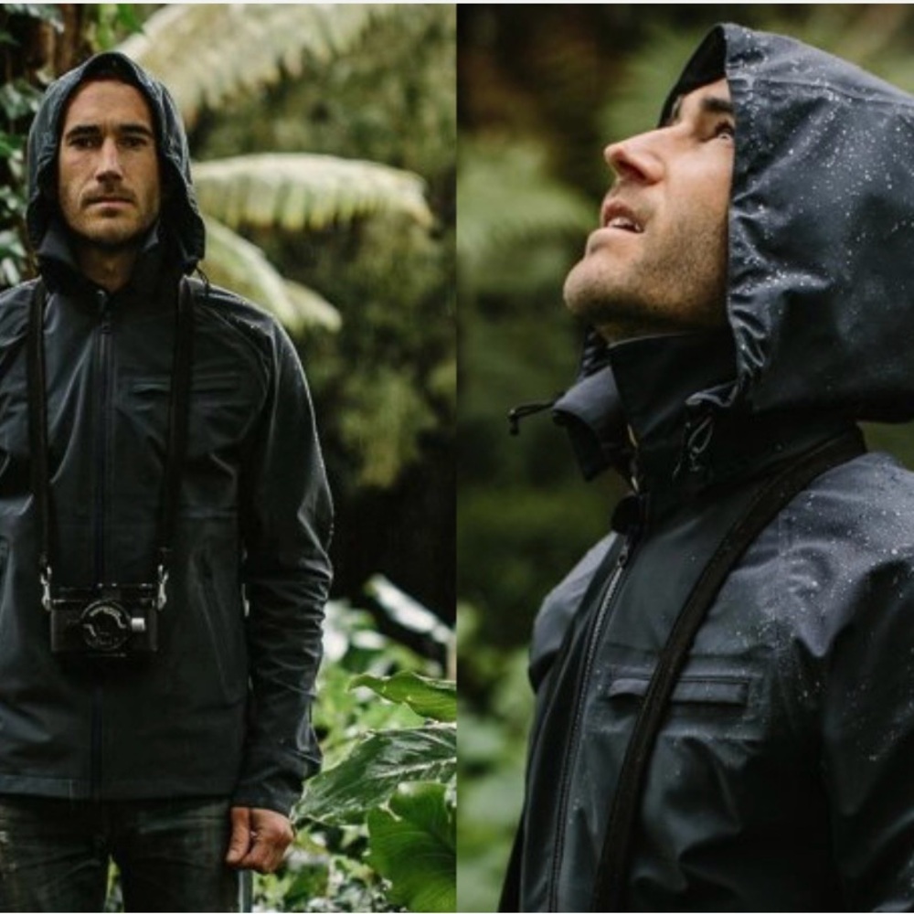 Taylor Stitch Reyes Jacket - Men's Deep Blue Windbreaker (waterproof)